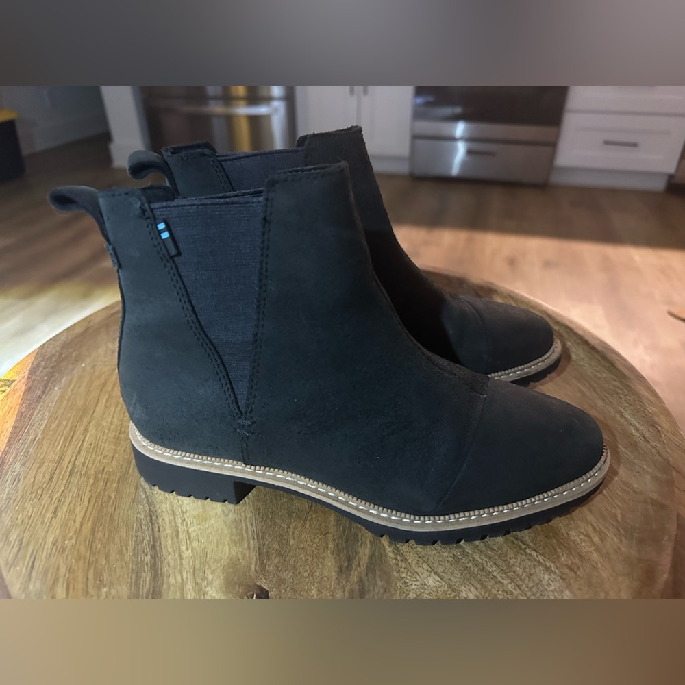 TOMS BLACK CLEO BOOT